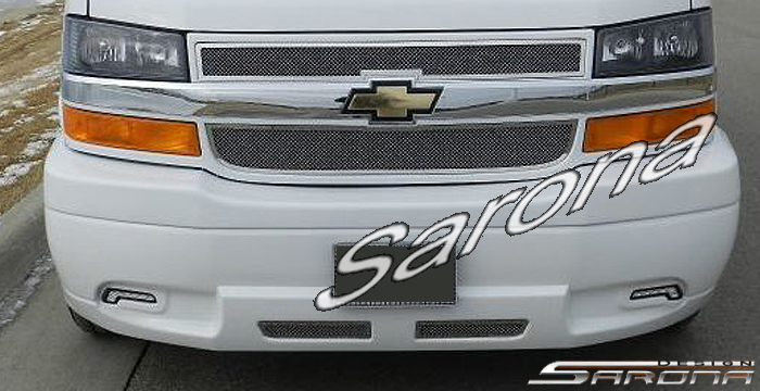 Custom Chevy Express Van  All Styles Front Bumper (2003 - 2024) - $690.00 (Part #CH-011-FB)